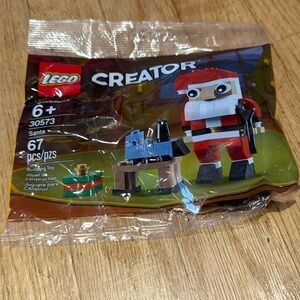 BNIP Lego poly bag Santa 30573